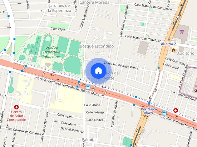 Se renta departamento en Plan de san luis, Colonia Country Club, C.P. 44610