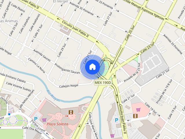 Se renta departamento en Priv. 25 Sur 3929, Reserva Territorial Atlixcáyotl, La Noria, 72410 Heroica Puebla de Zaragoza, Pue. #3929, Colonia Granjas Atoyac, C.P. 72410