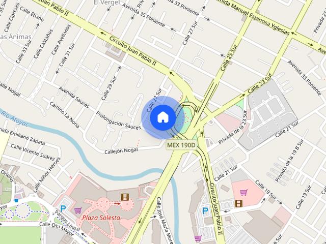Se renta departamento en Priv. 25 Sur 3929, Reserva Territorial Atlixcáyotl, La Noria, 72410 Heroica Puebla de Zaragoza, Pue. #3929, Colonia Granjas Atoyac, C.P. 72410