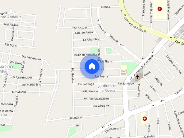 Se renta departamento en Rio Panuco, Colonia Jardines de La Rivera, C.P. 47675