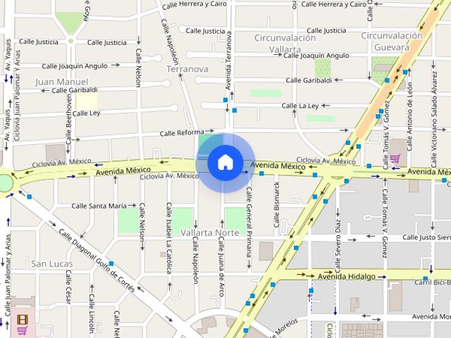 Se renta departamento MAR MEDITERRANEO, Colonia Country Club, C.P. 44610