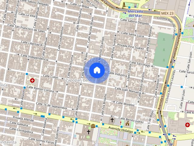 Se renta departamento Prolongación Américas, Colonia Zapopan Centro, C.P. 45100