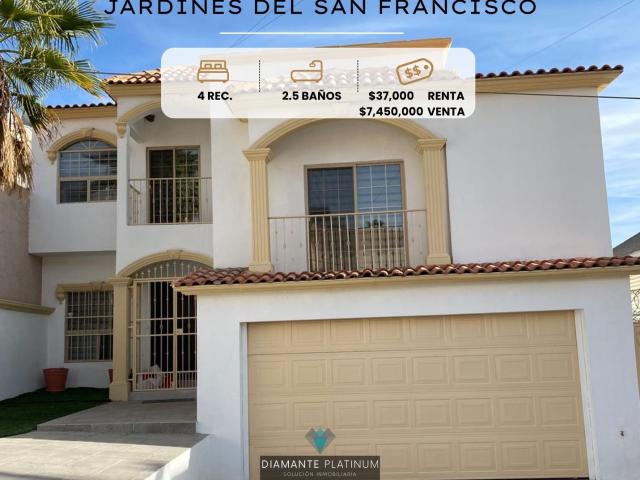 Se Renta o Se Vende Casa en Fraccionamiento Jardines de San Francisco