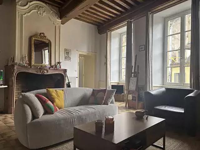 Semur en Auxois 21140 Achat / Vente appartement 4 pièces t4 terrasse cave