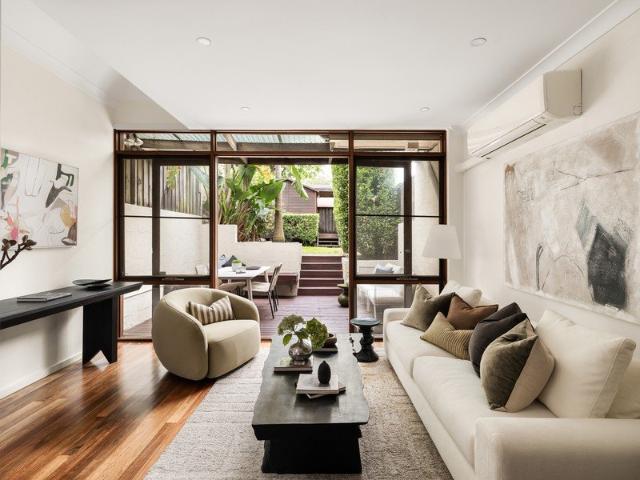 Semi detached home in a quiet Lilyfield street