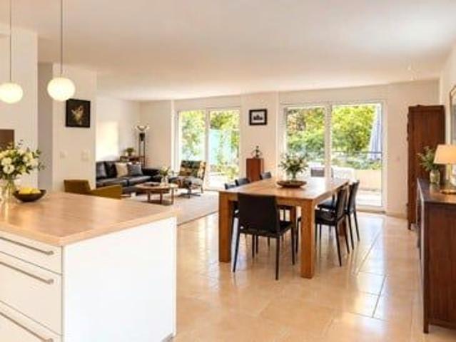 Semi detached villa with large private garden and mountain view
