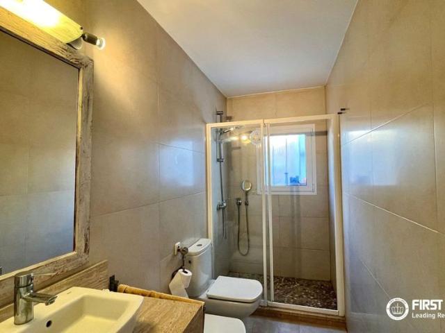 Semi detached villa with swimming pool, parking and just a few minutesâ€™ walk from Cala Llombards beach
