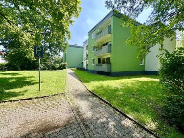Seniorenwohnanlage: Praktische 2,5 Zimmer Wohnung mit sonnigem Balkon und Blick ins Grüne.WBS erford