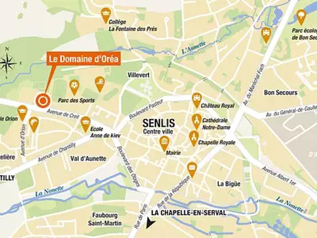 Senlis 60300 Programme neuf appartement neuf à vendre t2 LMNP TVA 5,5% NF
