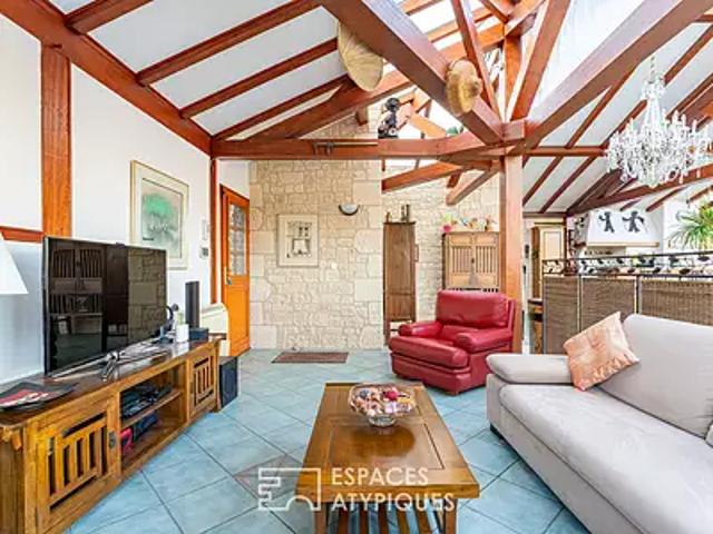 Senlisse 78720 Achat / Vente maison 7 pièces t7 au dernier étage terrasse