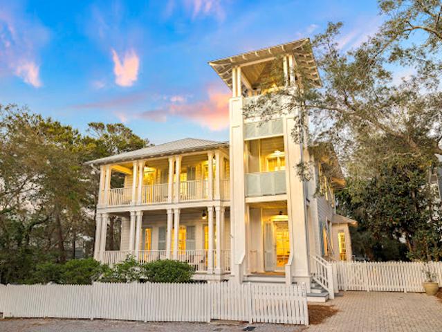 Seaside house with garden