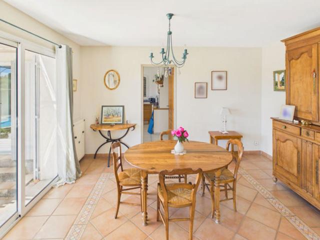 Secteur Saint Rémy de Provence Villa familiale avec piscine, studio indépendant et vue Alpilles