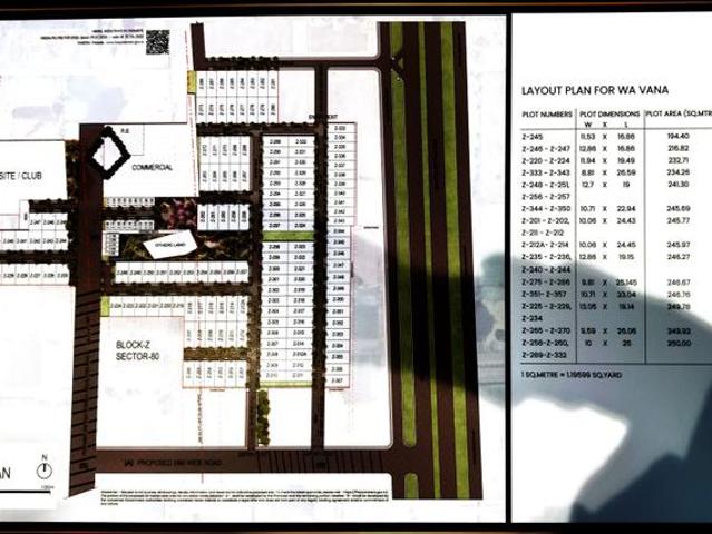 BPTP Wa Vana,Sector 80 Residential Plot For Sale Faridabad