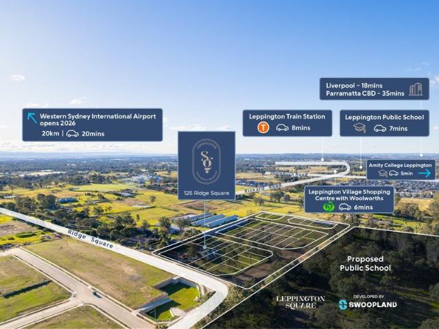 Secure Your Future at Leppington Square Estate Buy Direct from the Developer