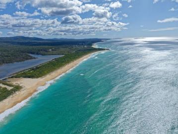 Scamander, Break Oday, Tasmania Island