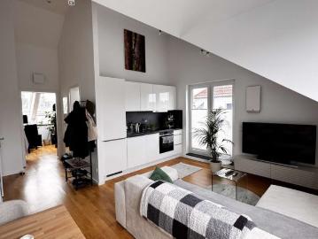 SEEBAUER | helle moderne Dachterrassen Traumwohnung in Untermenzing