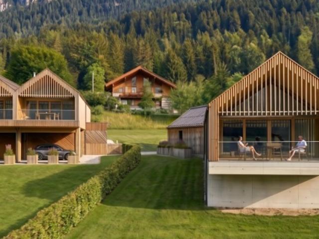 Seeblick, Seezugang & vielseitige Nutzungsmöglichkeiten Vier exklusive Chalets am Weißensee
