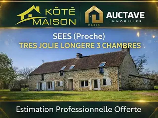 Sées 61500 Achat / Vente maison 5 pièces t5 terrasse