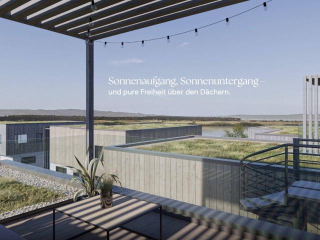 Seesuiten Lanzenkirchen – Panoramasuite 2: 4 Zimmer Wohntraum mit Weitblick & Dachterrasse