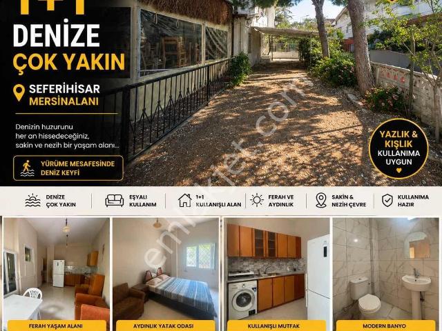 Seferihisar Mersinalanı Denize Yakın Eşyalı Kiralık 1+1 Yuvam
