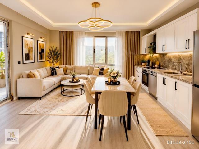 SEGUP AYŞEGÜLDEN LÜKS SIFIR ARA KAT 1+1 SATILIK DAİRE