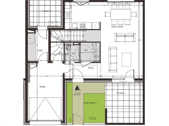 SEGNY 01170 VILLA NEUVE T5 DE 117M2 AVEC GARAGE + TERRASSE