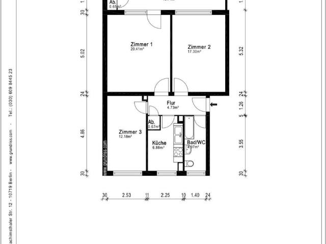 Sehr gute Kapitalanlage 3 Zimmer Wohnung mit Balkon in Langen
