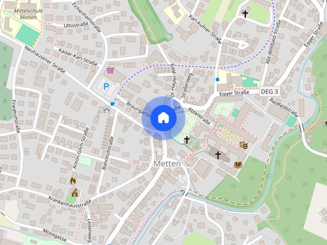Sehr gepflegte 2,5 Zimmer Wohnung in Metten zu vermieten!