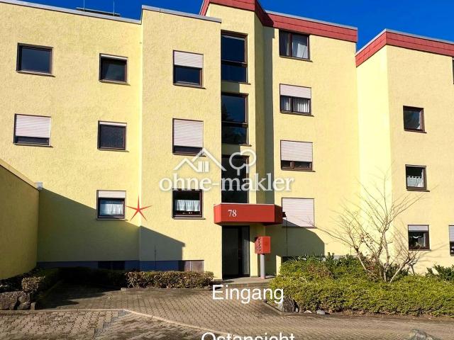 Sehr gepflegte 2,5 Zimmer Wohnung in Top Lage mit Terrasse, Garten,Garage in Ro.