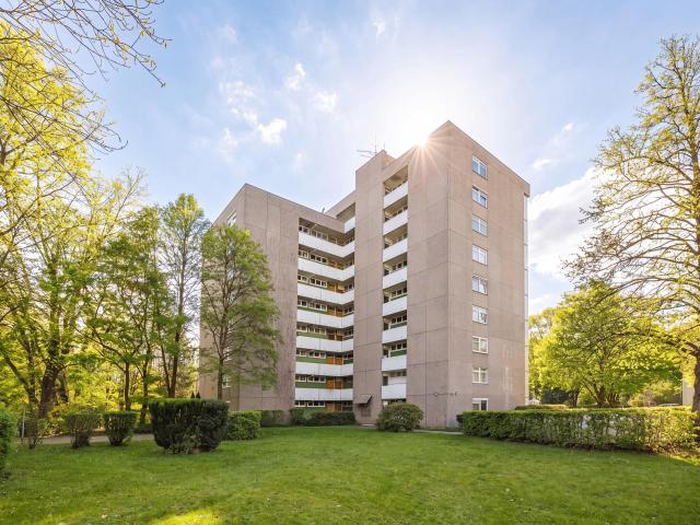 Sehr helle Wohnung in Südwestlage mit Option für weiteres Zimmer