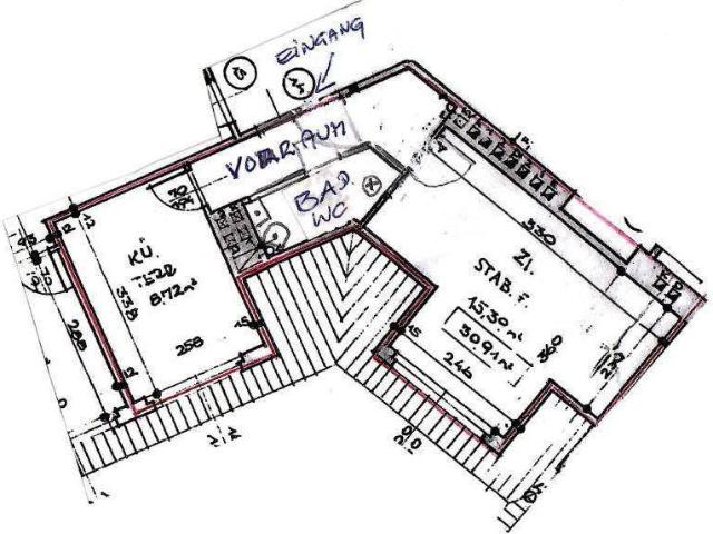 sehr ruhige Gartenblick Dachgeschoß Wohnung
