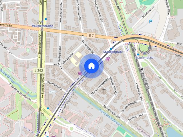 Sehr schöne 2 Zimmerwohnung in zentraler Lage von Düsseldorf – Grafenberg!