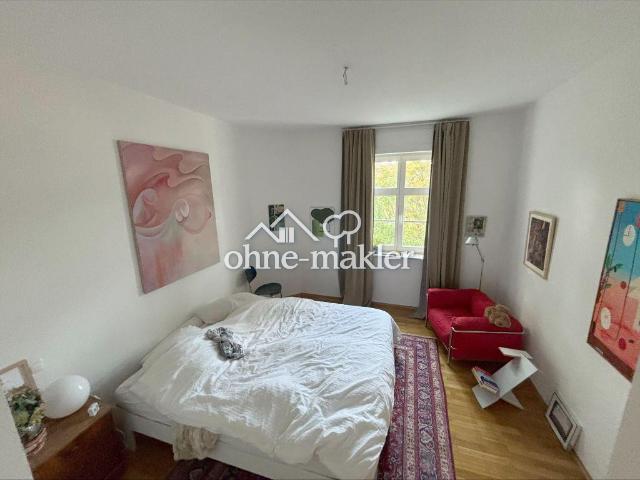Sehr schöne 3 Zi Whg mit EBK und großem Balkon in einem Jugendstilhaus in Würzburg Sanderau