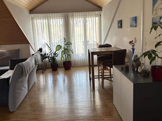 sehr schöne und grosse 3.5 Zimmer Dachwohnung