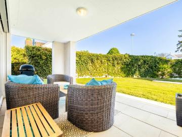 Seltene Gelegenheit: Erdgeschosswohnung in steuergünstiger Gemeinde mit grossem Gartenanteil