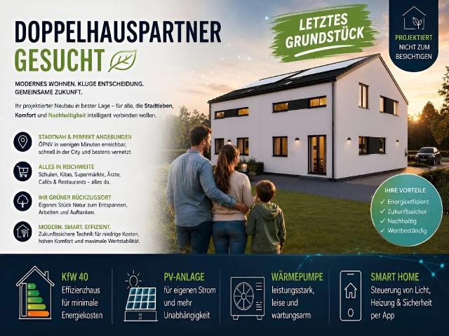 Seltene Gelegenheit in der Nähe von Herzogenaurach – Einzigartiger 4 Zimmer Neubau incl. Grundstück