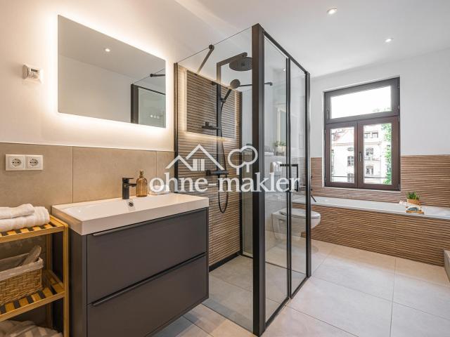 Seltene Gelegenheit: 4 Zimmer Altbau im Leipziger Waldstraßenviertel | Provisionsfrei | Erstbezug
