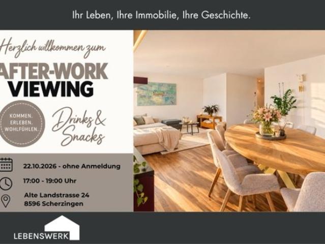 Seltene 5.5 Zimmer Wohnung mit Seesicht und zwei Balkonen, Scherzingen TG