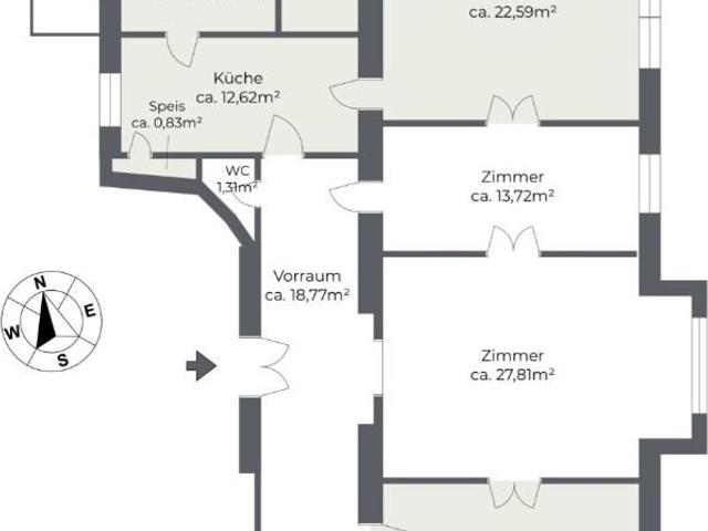 Seltenes Jugendstil Juwel Fast im Originalzustand in Guter Lage