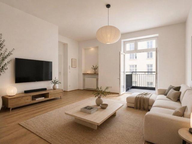 SELTENHEIT! 3 Zi. Altbauwohnung mit großen Balkon! ERSTBEZUG!
