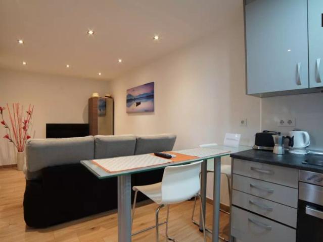 Self contained 1 bedroom apartment with AC and balcony to rent in central Madrid