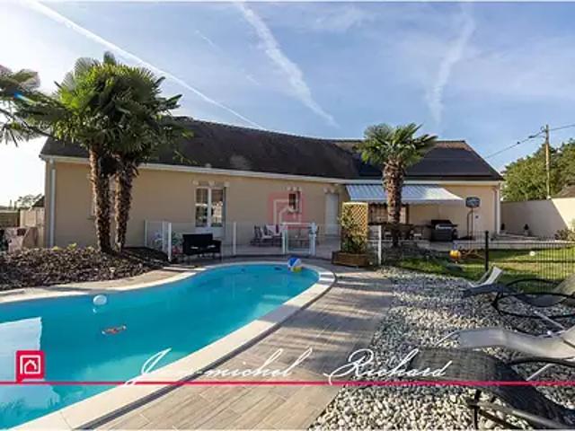 Selles sur Cher 41130 Achat / Vente maison 6 pièces t6 piscine jardin
