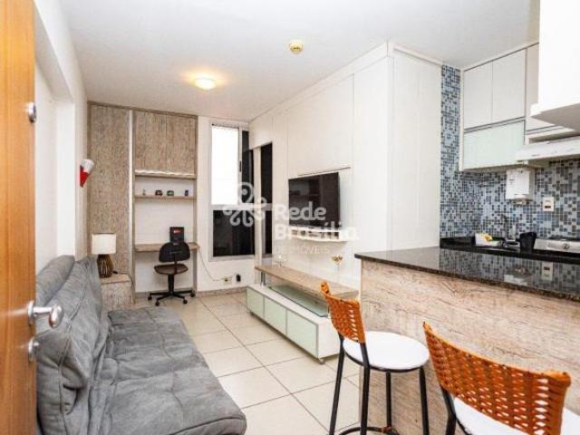 SEPS 713/913 Condomínio Golden Place | Apartamento Mobiliado 1 Quarto com 1 Suíte Aceita Finan