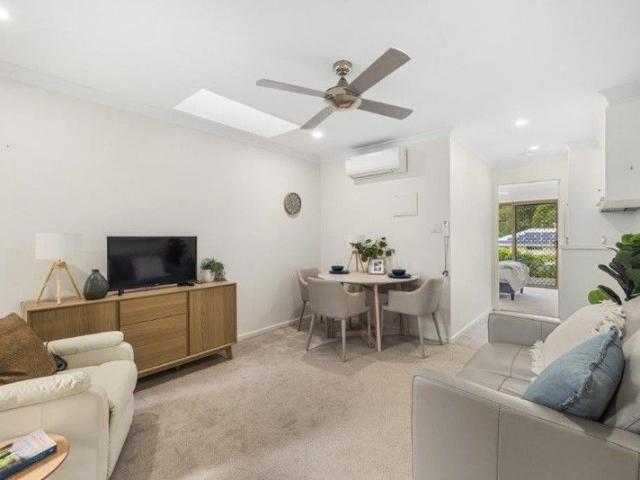Serviced apartment with garden views