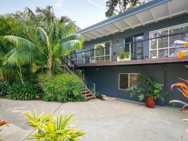 Serene family sanctuary amid lush leafy surrounds