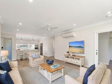 Serene retirement living with scenic golf course outlooks