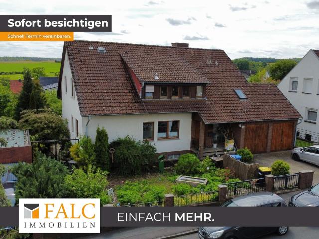 RESERVIERT*Settmarshausen Ein bis Zweifamilienhaus mit großem Garten und Doppelgarage