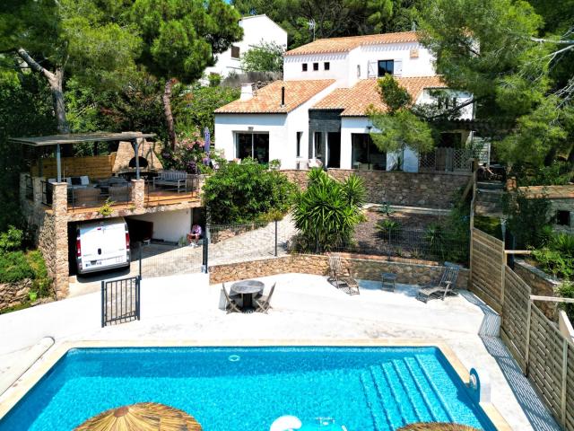 Sète, mont saint Clair sud, propriété avec vue mer et lido