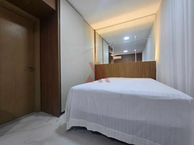 Setor Marista Flat mobiliado e decorado andar alto com lazer completo disponível para venda no WTC