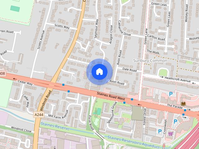 Seymour Way, Sunbury on Thames, Surrey, TW16